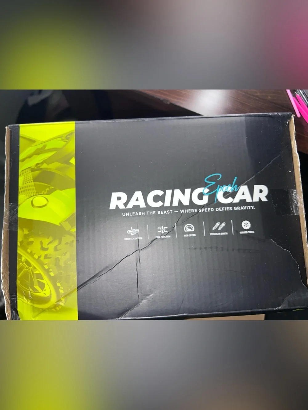 Epoch Racing Lime Green Remote Control Stunt Car